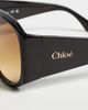 Chloé Chloé CH0347S Aviator Sunglasses Brown-Brown-Brown One - 5