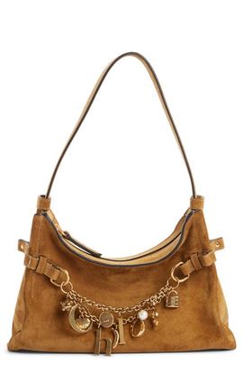 Chloé Chloé Charms Suede Hobo Bag