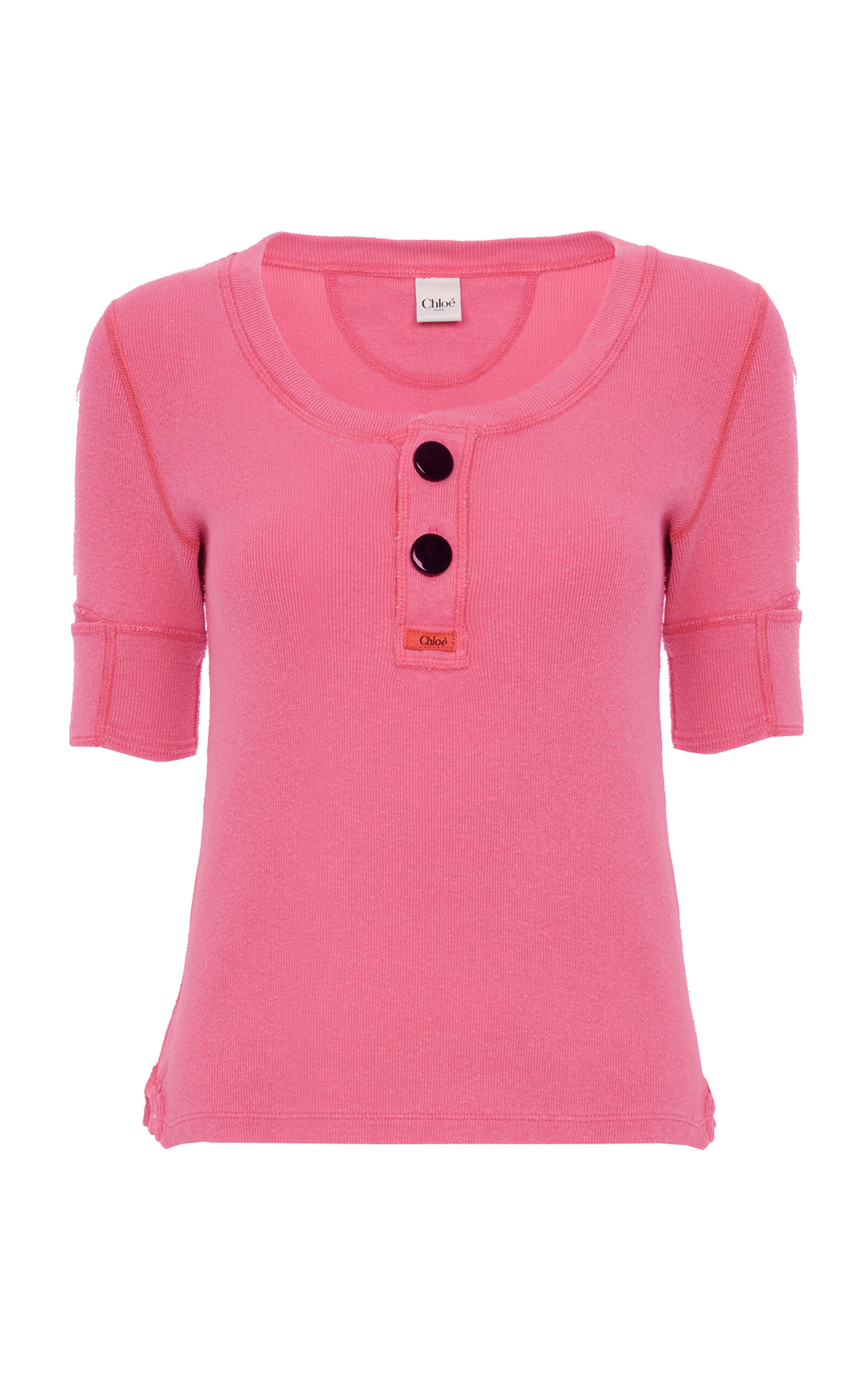 Chloé Chloé CottonKnit Top Pink S