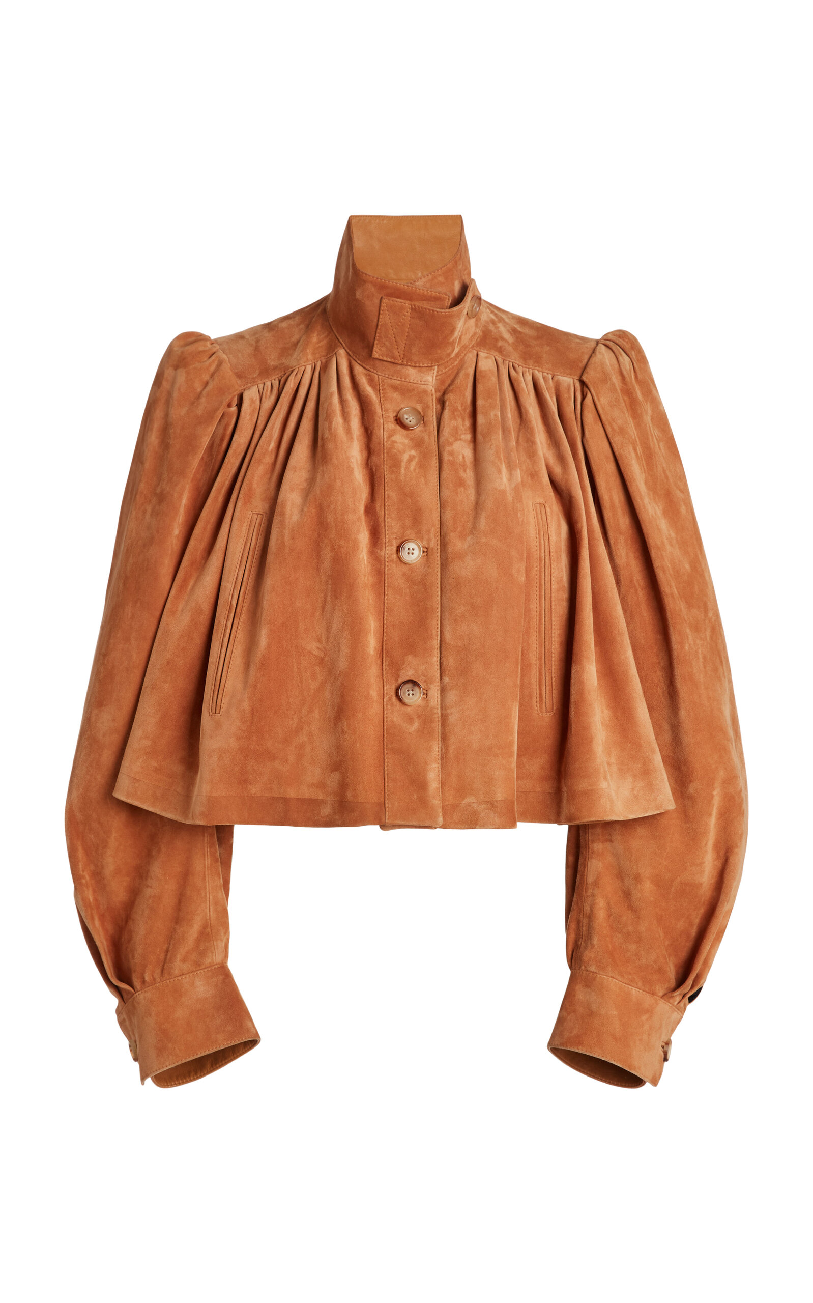 Chloé Chloé Cropped Suede Jacket