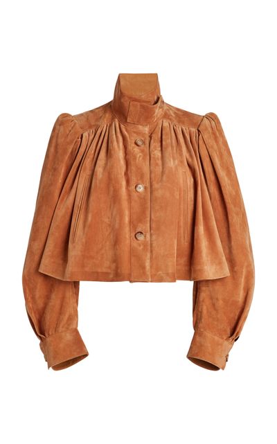 Chloé Chloé Cropped Suede Jacket