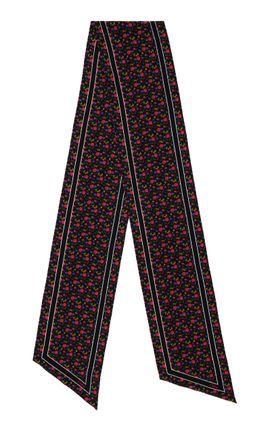 Chloé Chloé FloralPrint Cotton Scarf