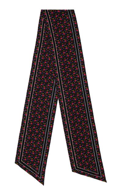 Chloé Chloé FloralPrint Cotton Scarf