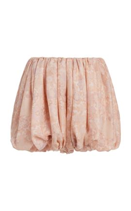 Chloé Chloé FloralPrinted Silk Charmeuse Bloomer Shorts