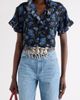 Chloé Chloé Folk Print Silk Crêpe de Chine Top - 1