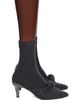 Chloé Chloé Gray Suzie Heeled Ankle Boots - 1
