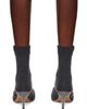 Chloé Chloé Gray Suzie Heeled Ankle Boots - 2