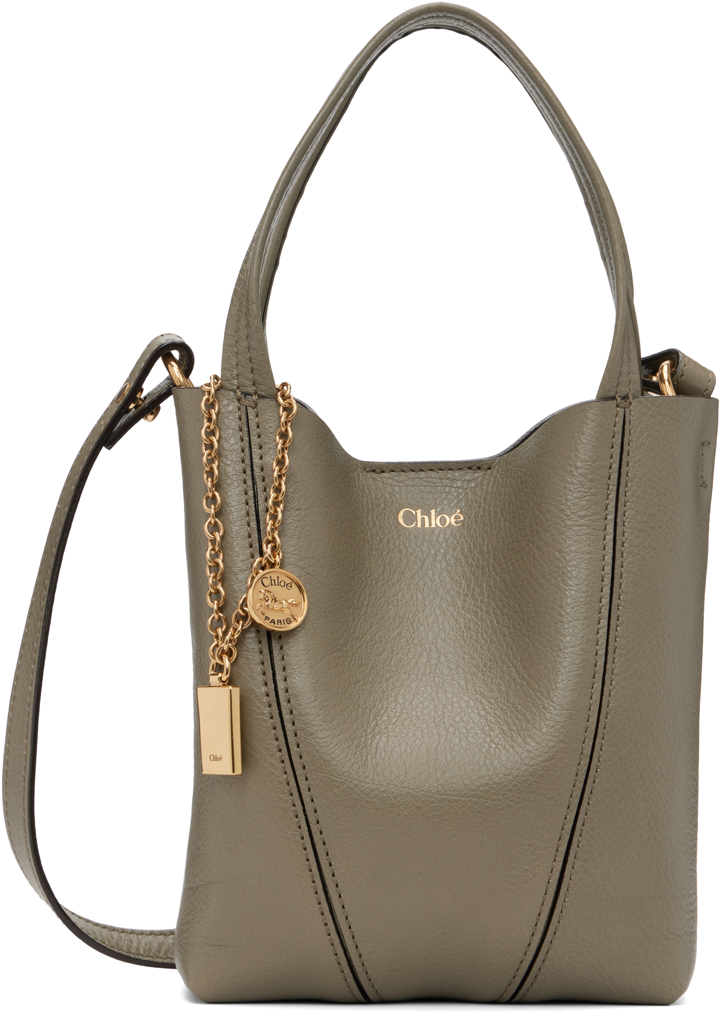 玄重♡Chloe♡　1011 Chloé - Green Small '' Spin Tote