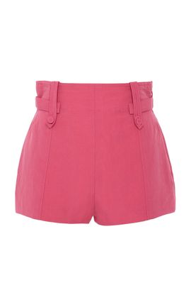 Chloé Chloé HighRise LinenBlend Shorts