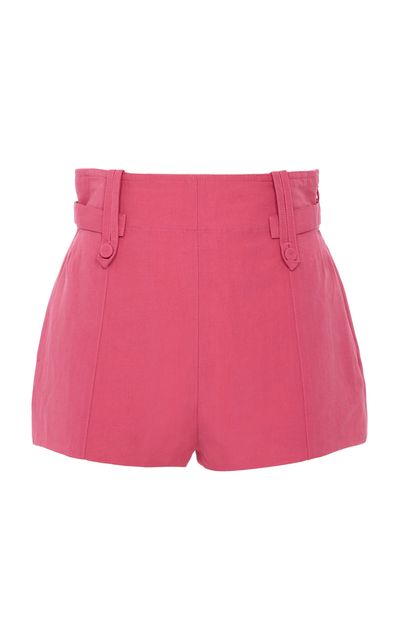 Chloé Chloé HighRise LinenBlend Shorts
