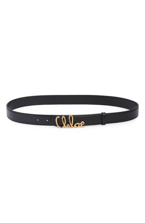 Chloé Chloé Iconic Leather Belt