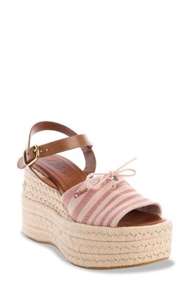 Chloé Chloé Isla Espadrille Platform Wedge Sandal