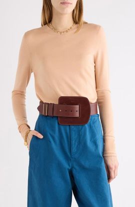 Chloé Chloé Lace Trim Wool Sweater