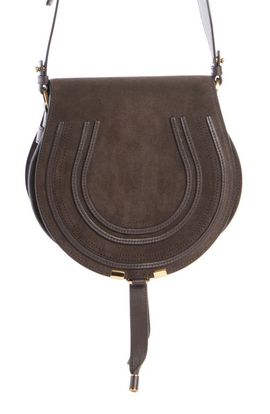 Chloé Chloé Large Marcie Suede Crossbody Bag