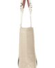 Chloé Chloé Large Woody Logo Strap Canvas Tote - 4