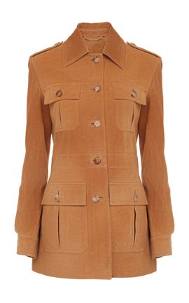 Chloé Chloé Leather Utility Coat