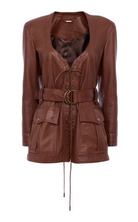 Chloé Chloé Leather Utility Jacket