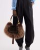 Chloé Chloé Marcie Foulard Shearling & Leather Hobo - 2