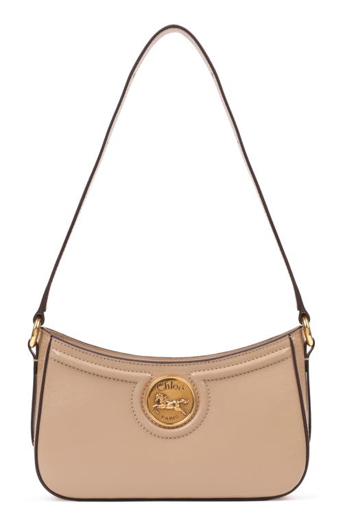 Chloé Chloé Mini Horse Medal Leather Shoulder Bag