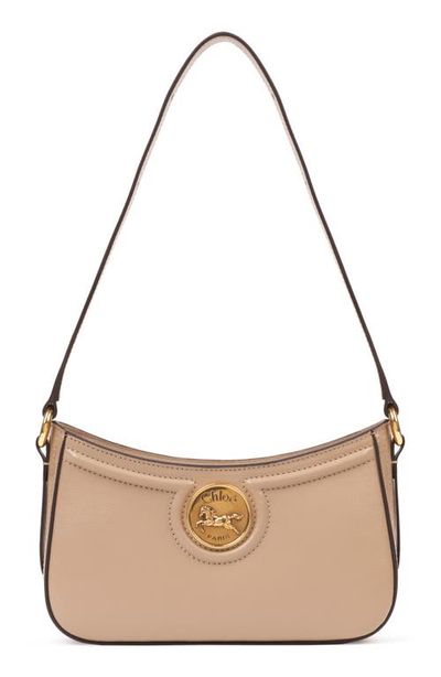 Chloé Chloé Mini Horse Medal Leather Shoulder Bag