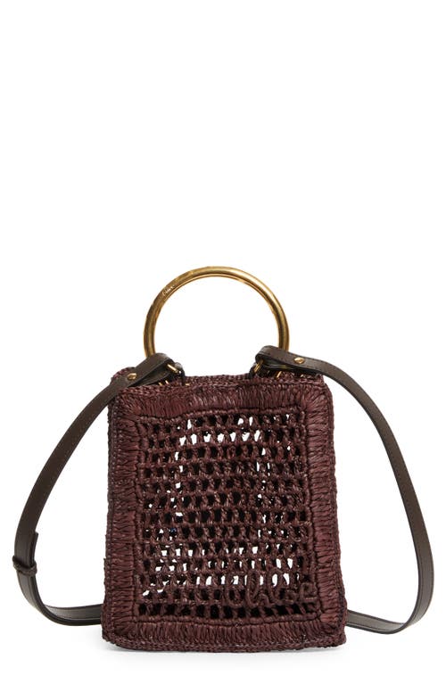 Chloé Chloé Mini Summer Banana Raffia Tote