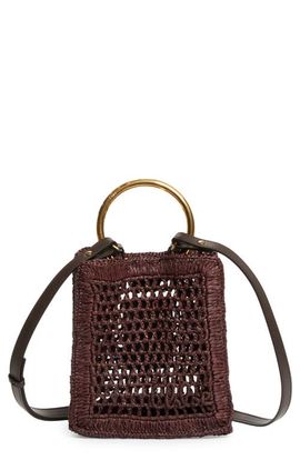 Chloé Chloé Mini Summer Banana Raffia Tote