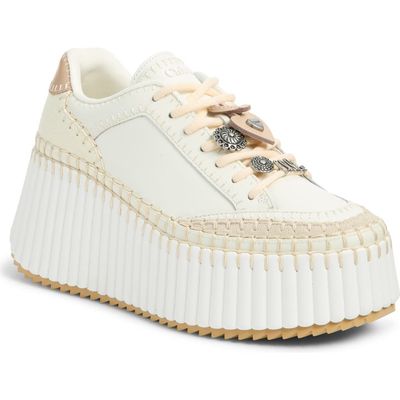 Chloé Chloé Nama Embellished Platform Sneaker