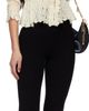 Chloé Chloé Off-White Cropped Ruffle Alpaca & Silk Knit Cardigan - 4