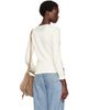 Chloé Chloé Off-White Fitted Cotton Jersey Henley - 3
