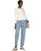 Chloé Chloé Off-White Fitted Cotton Jersey Henley - 4