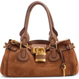 Chloé Chloé Paddington Suede Satchel