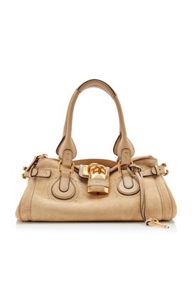 Chloé Chloé Paddington Suede Shoulder Bag