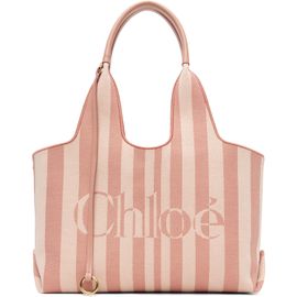 Chloé Chloé Pink 'Chloé Stripy' East-West Tote