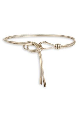 Chloé Chloé Poppie Knotted Leather Belt