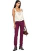 Chloé Chloé Purple Slim Denim Jeans - 4
