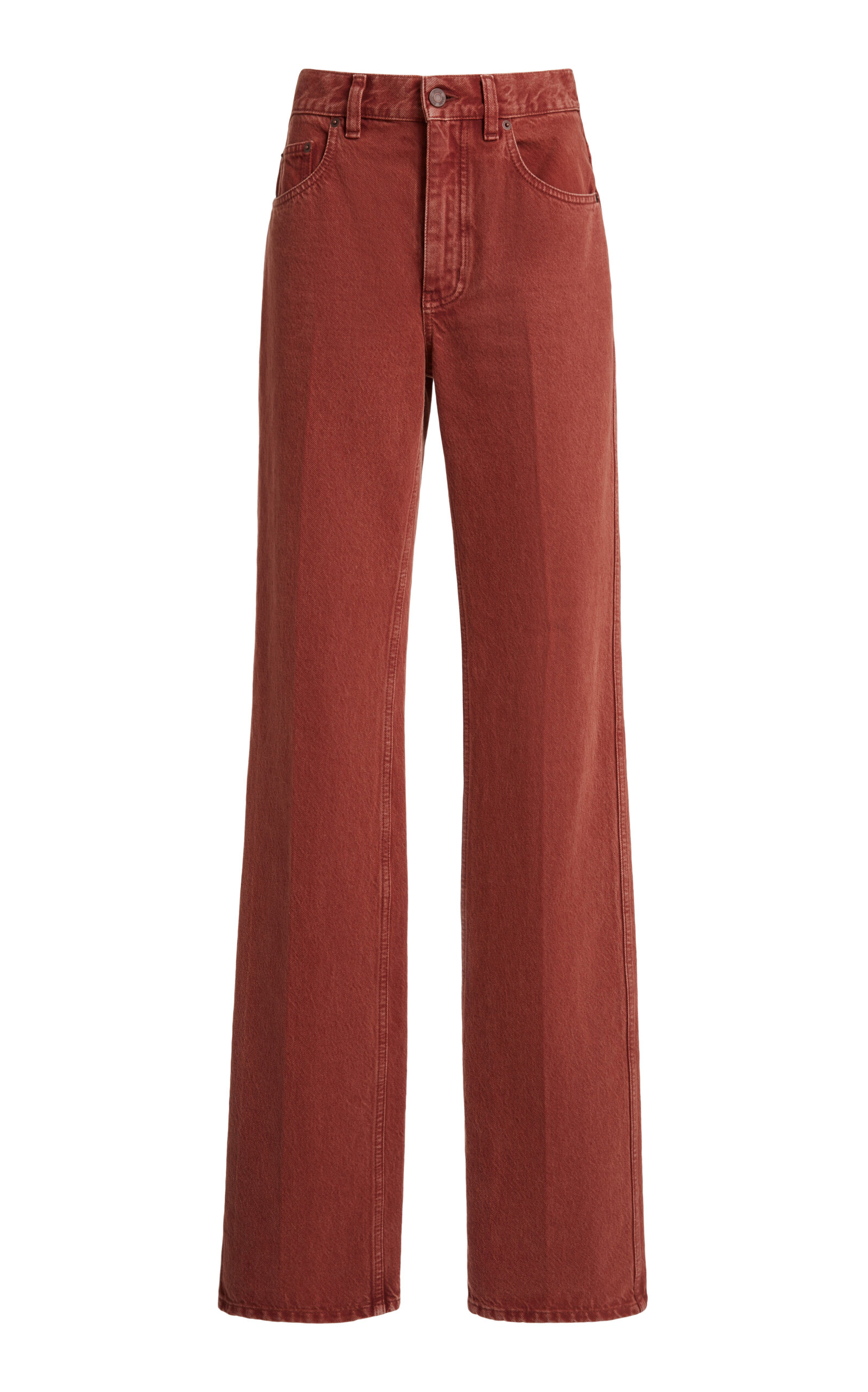 Chloé Chloé Rigid GarmentDyed HighRise StraightLeg Jean