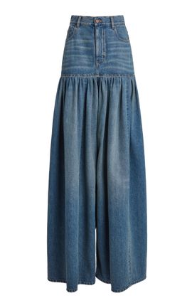 Chloé Chloé Rigid HighRise Palazzo Jeans