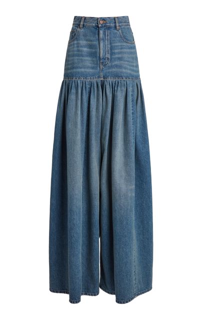 Chloé Chloé Rigid HighRise Palazzo Jeans