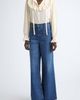 Chloé Chloé Ruffle Silk Crêpe de Chine Button-Up Shirt - 2
