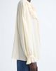 Chloé Chloé Ruffle Silk Crêpe de Chine Button-Up Shirt - 4
