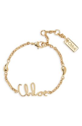 Chloé Chloé Script Logo Bracelet