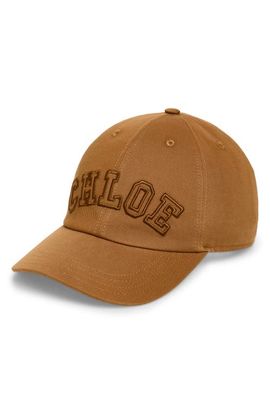 Chloé Chloé Signature Logo Embroidered Adjustable Baseball Cap