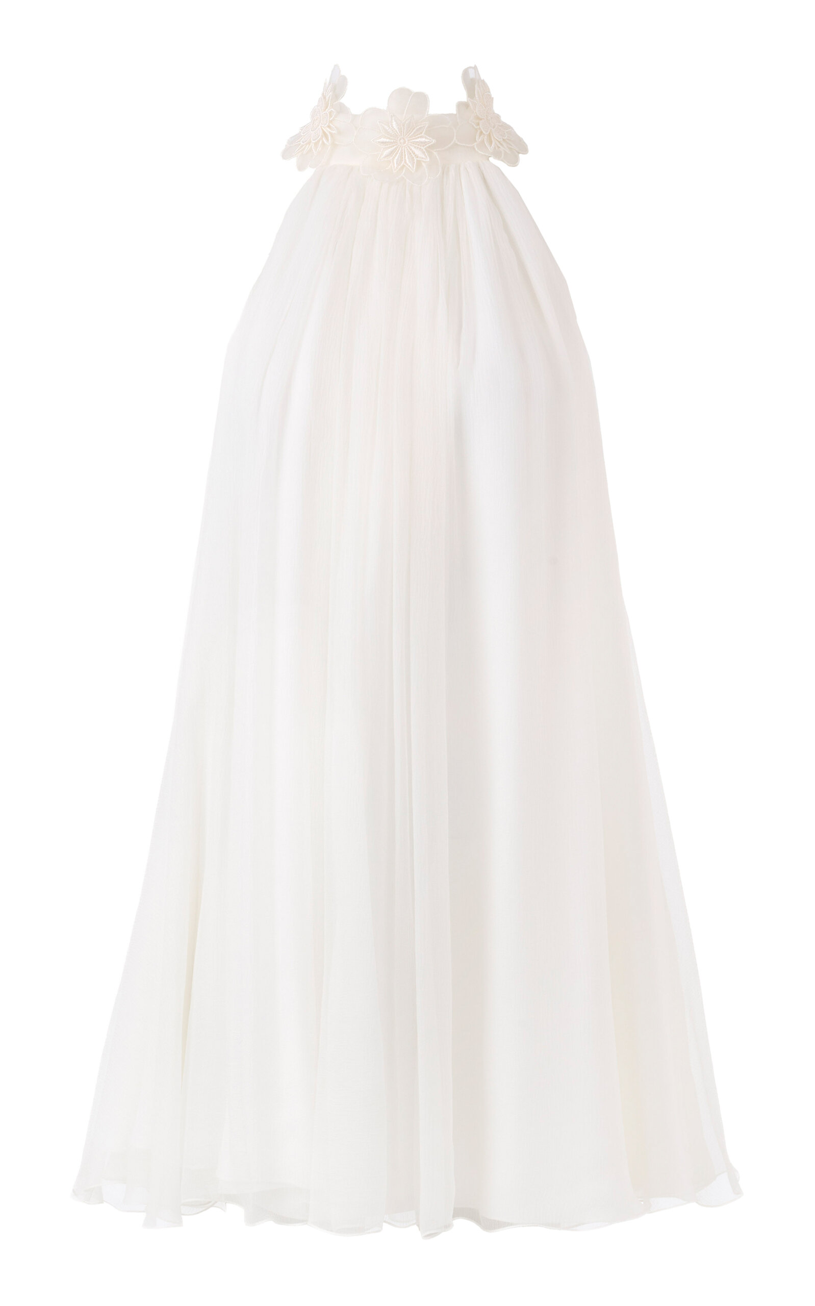 Chloé Chloé Silk Trapeze Maxi Dress