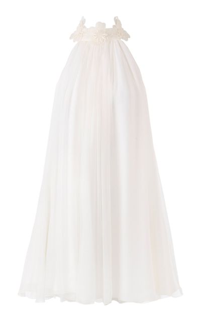 Chloé Chloé Silk Trapeze Maxi Dress