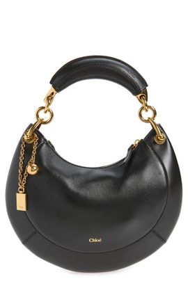 Chloé Chloé Small Banana Leather Hobo Bag