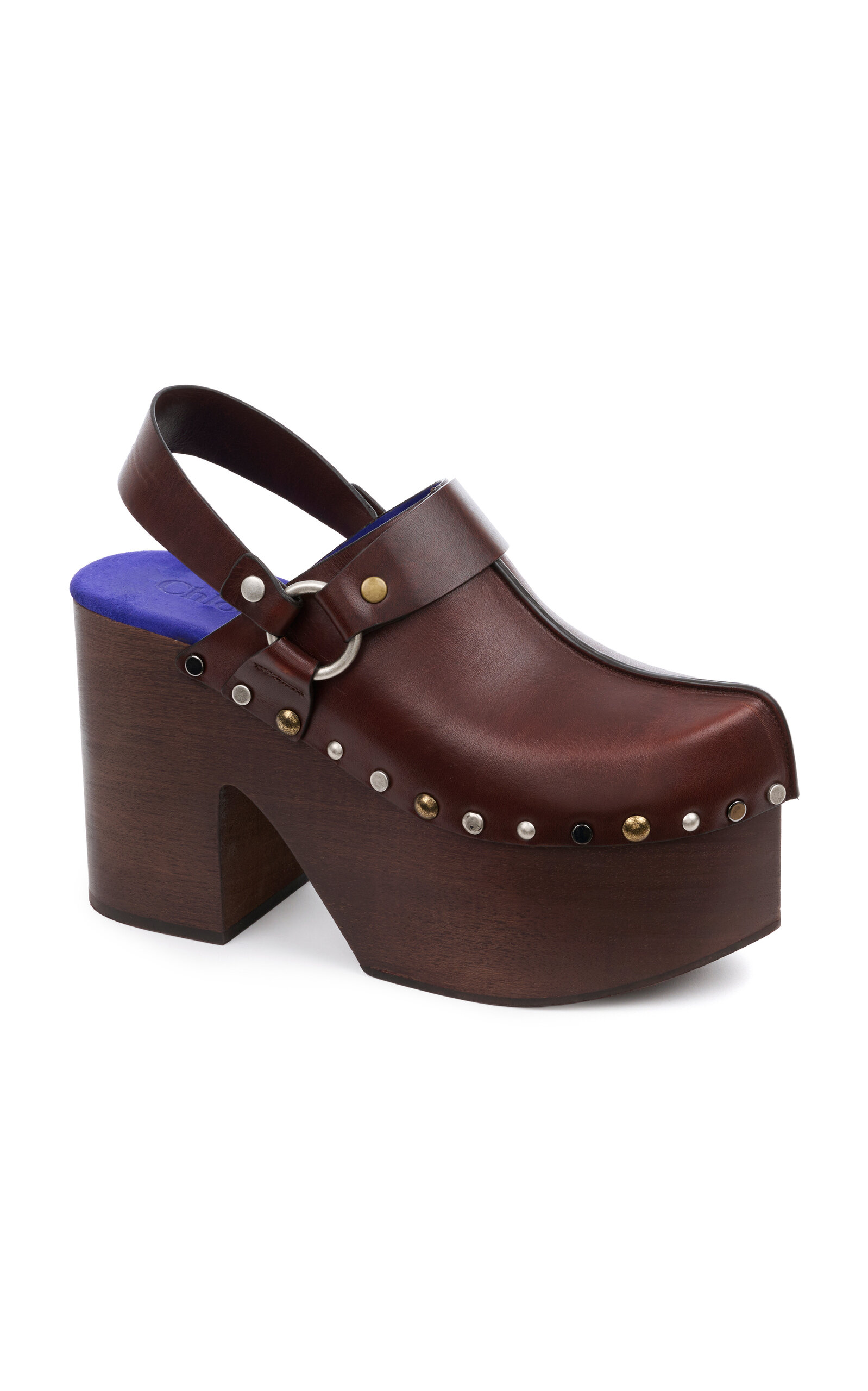 Chloé Chloé Somber Brown Clogs