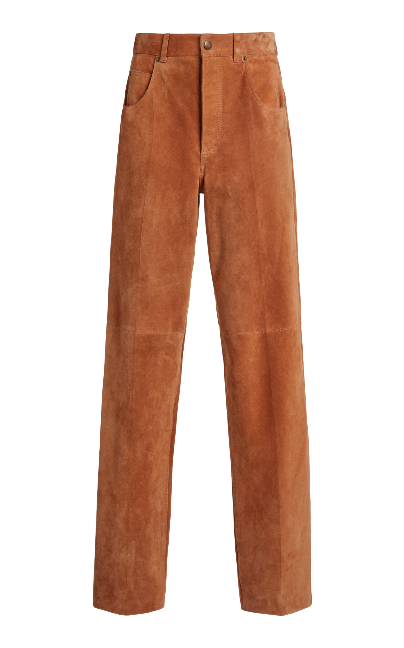 Chloé Chloé Suede StraightLeg Pants