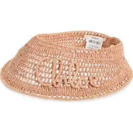 Chloé Chloé Summer Banana Crochet Raffia Visor