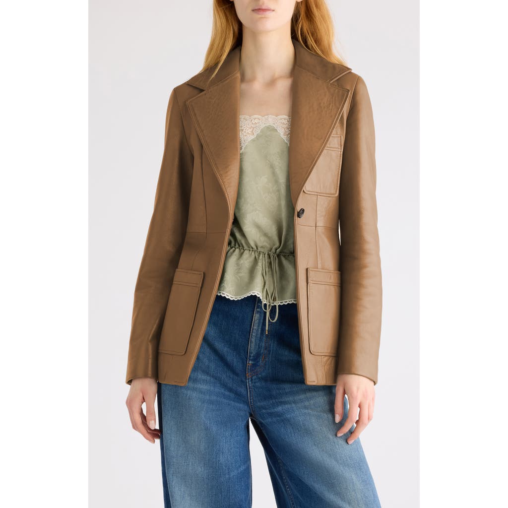 Chloé Chloé Tailored Leather Jacket