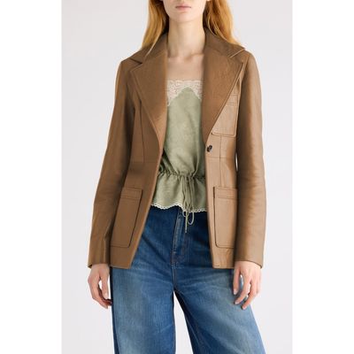 Chloé Chloé Tailored Leather Jacket